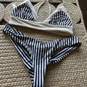 Boys + Arrows striped bikini